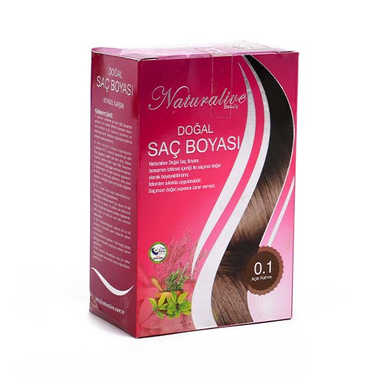 Doğal Saç Boyası - Açık Kahve